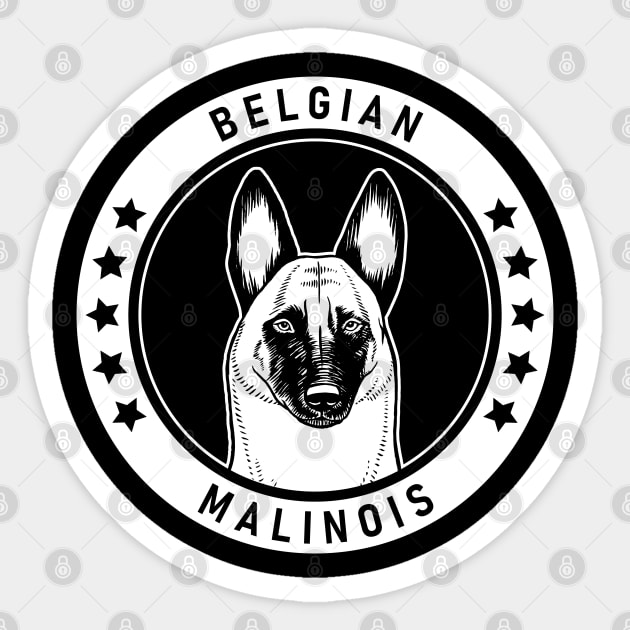 Belgian Malinois Fan Gift Sticker by millersye